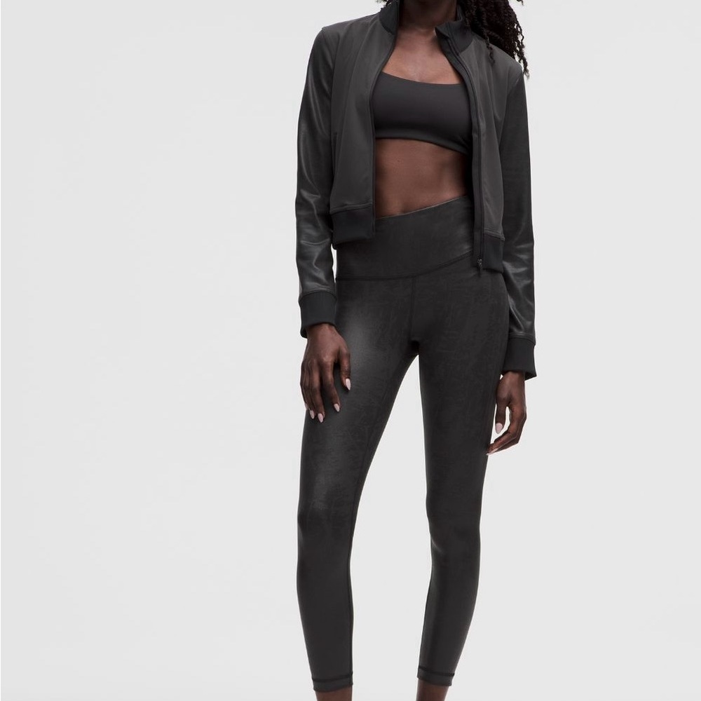 Lululemon Athletica Wunder Train Black Leggings Form-Fitting Performance